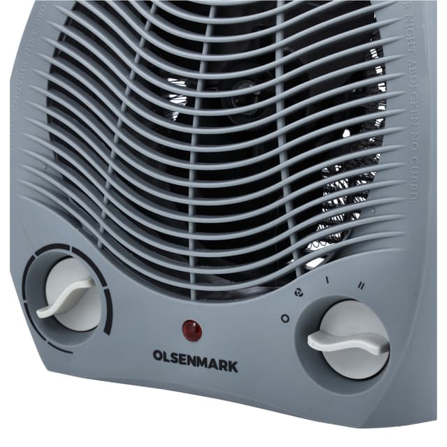 Olsenmark Fan Heater, 2000W - Carry Handles - Knob On Both Sides - Portable - Lightweight - Pp Material - 187138