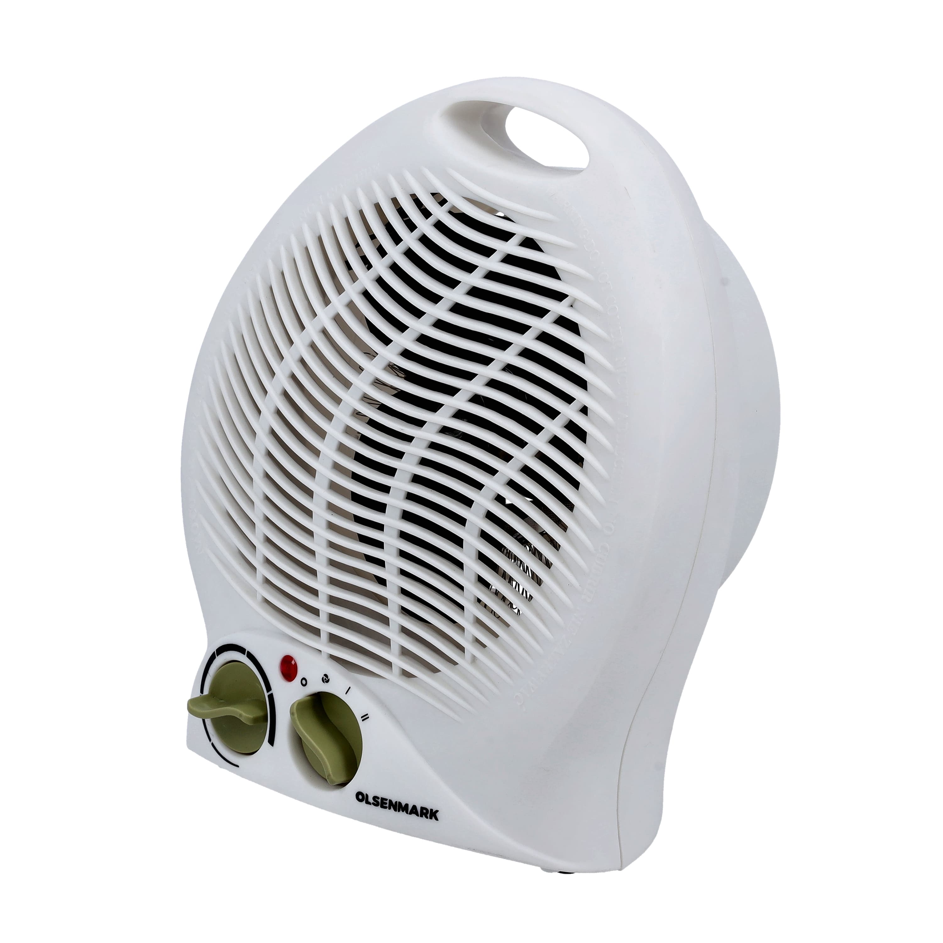 Olsenmark Fan Heater - Two Heating Powers - Adjustable Thermostat - Overheat Protection - Portable