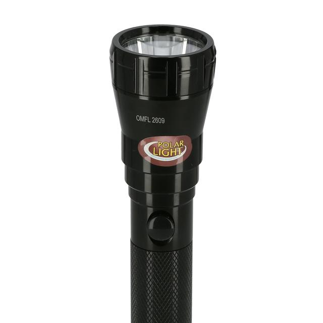 Olsenmark Rechargeable Led Water Proof Flashlight, 221 Mm - High Quality Ni-Cd Battery - Charged Up - SW1hZ2U6NDE0NTM5