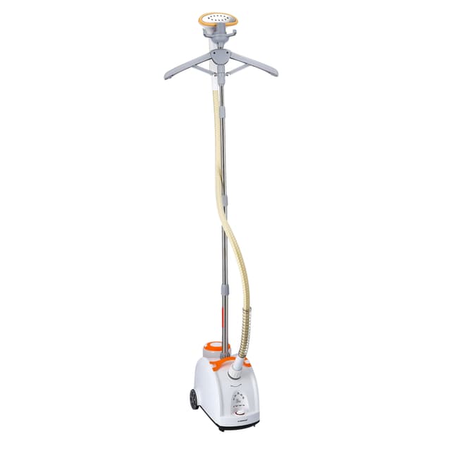 Olsenmark Garment Steamer, 1.1L - 360 Degree Rotating Stand & Foldable Hanger - Pp & Abs Material - 294319