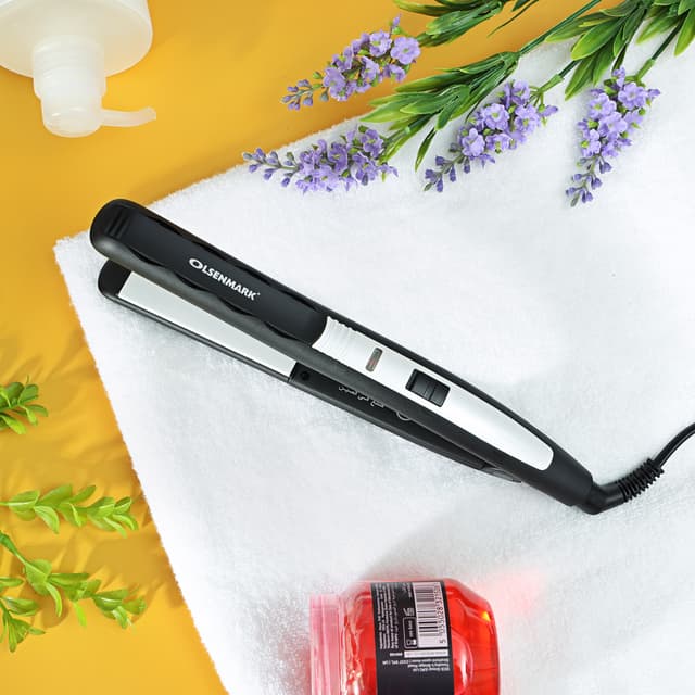 ليس الشعر 200C أبيض Ceramic Hair Straighteners - Olsenmark - 186250