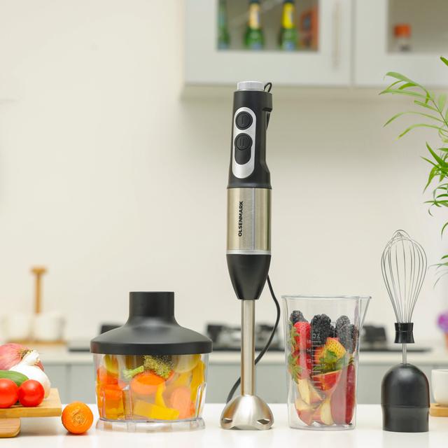 Olsenmark Powerful Copper Motor 2 Speed Modes 4 in 1 Hand Blender OMHB2462 - SW1hZ2U6NDAwMDg0