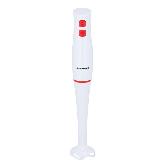 Olsenmark Hand Blender,200W,2 Speed Control, OMHB2474 - Stainless Steel 304 Blade, Low Noise, Ideal For Smoothies, Shakes, Purees & More, 2 Years Warranty, Detachable Blending Rod - SW1hZ2U6NDIxNTM0