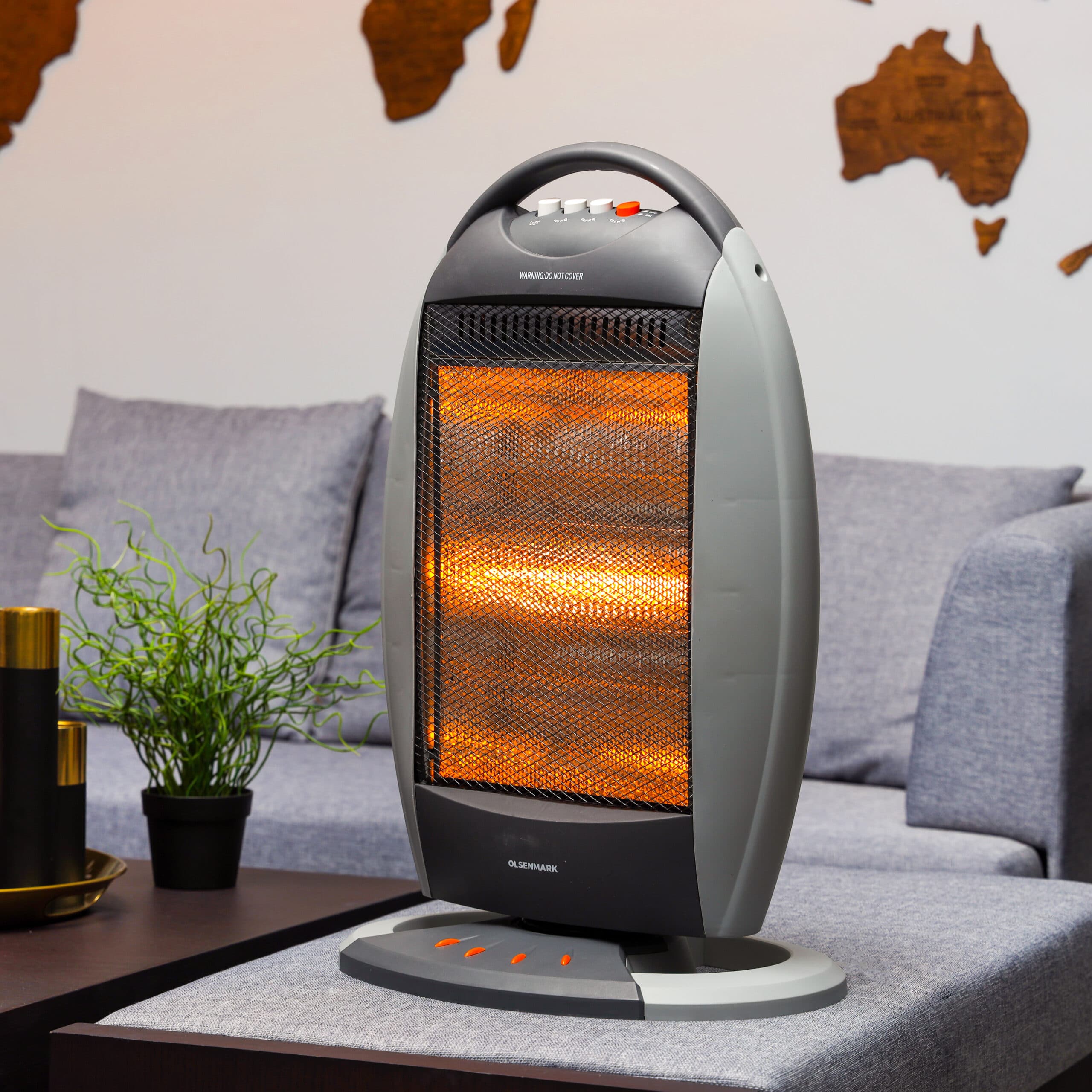 Order Olsenmark Halogen Heater, 1200W - Variable Heating Temperatures -  Safety Tip - Carry Handle - Pp Now! | Jomla.ae