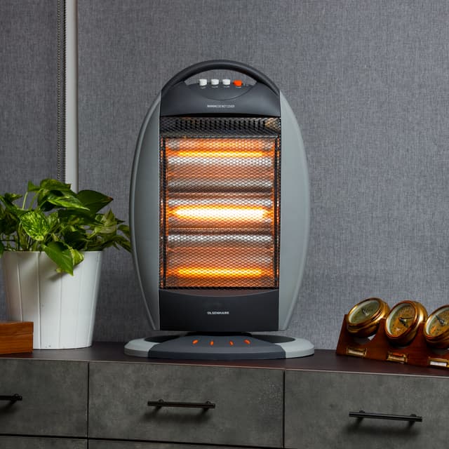 مدفأة كهربائية 1200 وات Olsenmark Halogen Heater - 182609