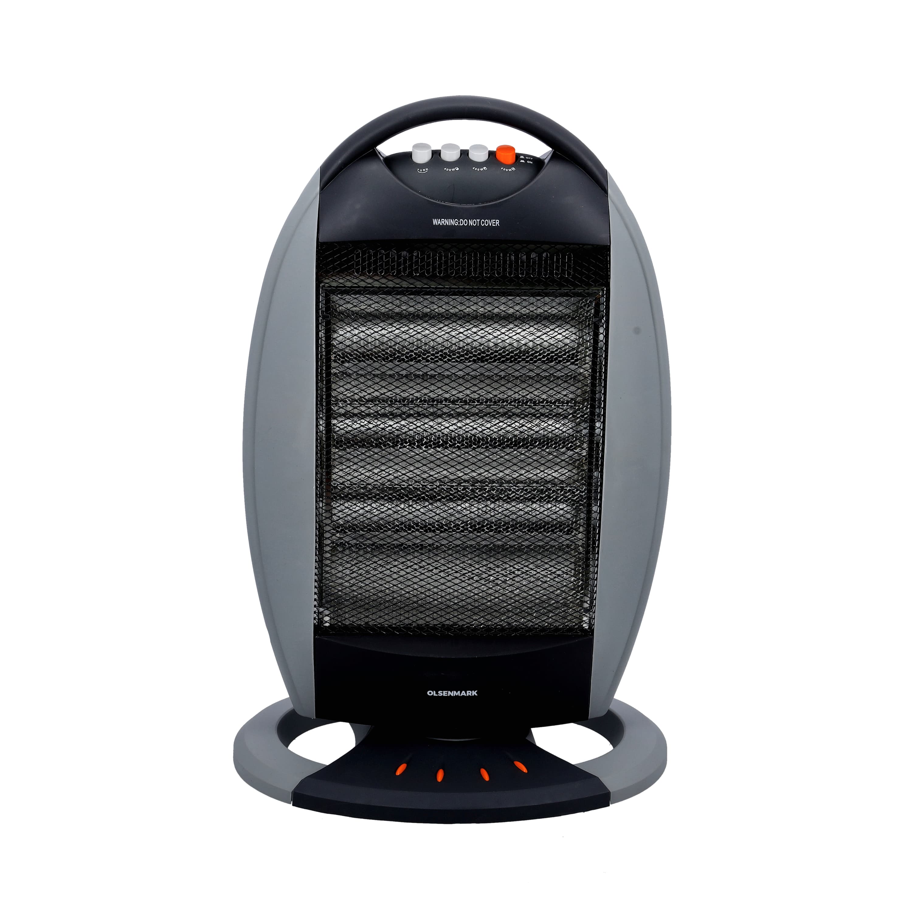 Olsenmark Halogen Heater,1200W - Variable Heating Temperatures - Safety Tip - Carry Handle - Pp