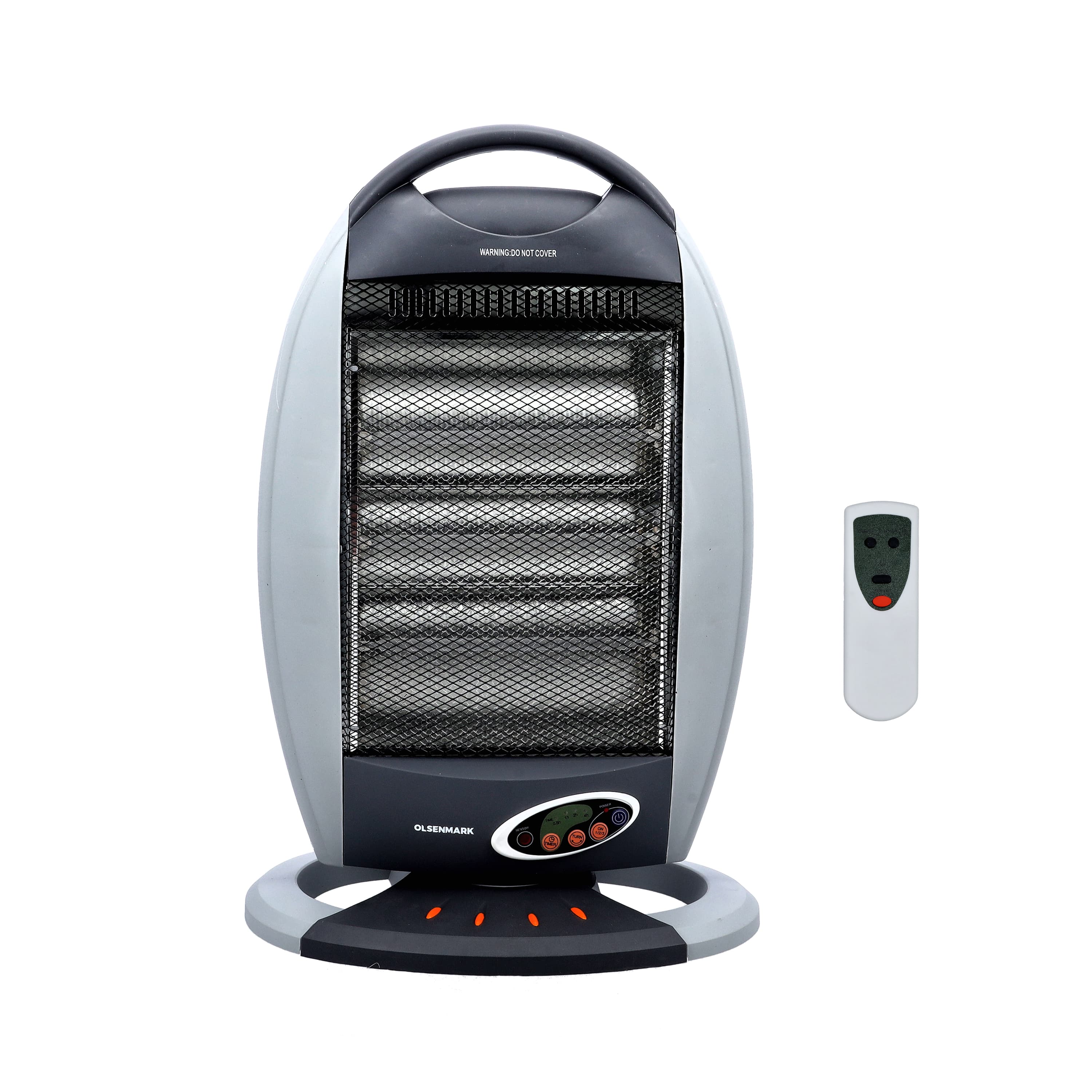 Olsenmark Halogen Heater,1200W - Variable Heating Temperatures - Safety Tip - Carry Handle - Pp