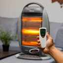 Olsenmark Halogen Heater,1200W - Variable Heating Temperatures - Safety Tip - Carry Handle - Pp - 182599