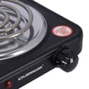 Olsenmark Single Burner Electric Hot Plate, 1000W - Plate Diameter 185 mm - Variable Heat Settings - Overheat Protection - Light Indicator - Auto-Thermostat Control