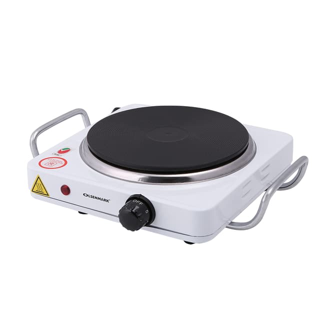 Olsenmark Electric Hot Plate, 1500W Iron Steel Thickness 0.4Mm
