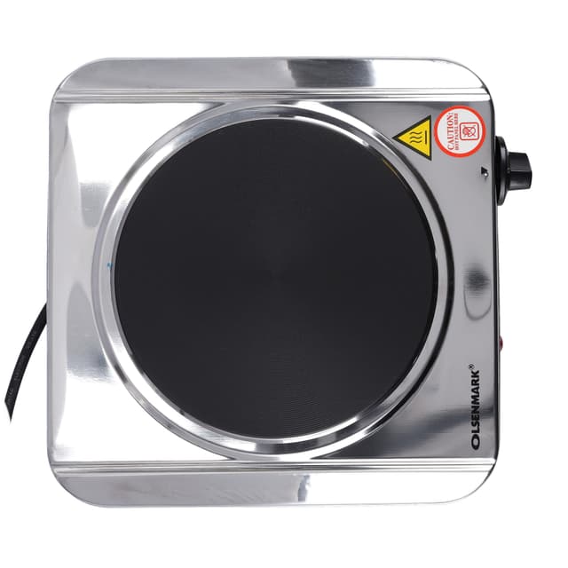 Olsenmark Single Burner Electric Hot Plate - Operating Indicator Light: On/Off - Heat Operation