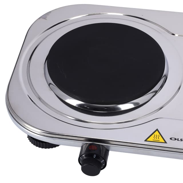 Olsenmark Double Burner Electric Hot Plate Operating indicator light