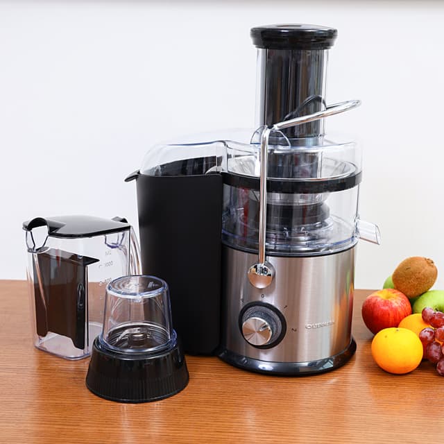 عصارة كهربائية 3في1 800W متعددة الإستخدامات Blender With Stainless Steel Housing, 3In1 Powerful Motor - Olsenmark