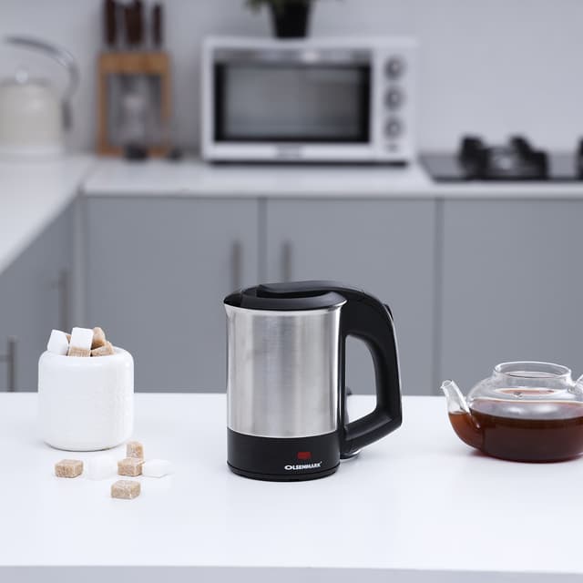 غلاية ماء كهربائية 0.5 لتر Olsenmark Electric Stainless Steel Kettle