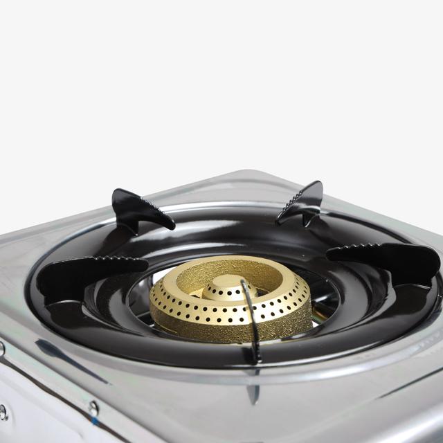 Olsenmark Stainless Steel Single Burner Gas Stove - Auto Ignition - Cast Iron Pan Burner - SW1hZ2U6NDM0NzAw