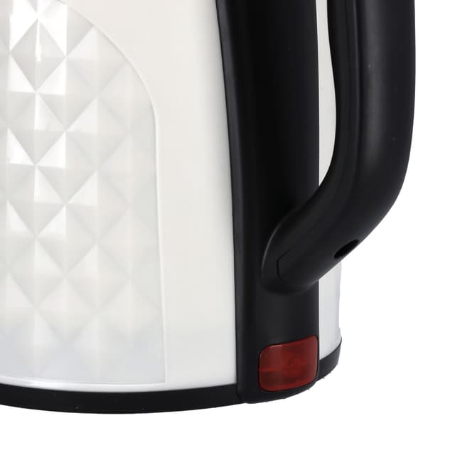 Olsenmark Electric Double Layer Kettle, 2L - Stainless Steel Interior Body - Cool Touch Plastic