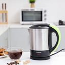 Olsenmark Electric Stainless-Steel Kettle, 1L - Concealed Heating Element - 360-Degree Rotation - SW1hZ2U6Mzk2NjYz