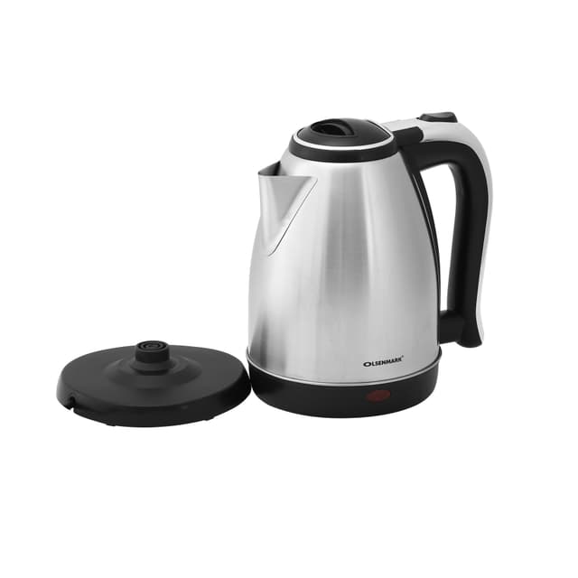 Olsenmark Electric Stainless Steel Kettle, 1.8L - 360 Rotational - Stainless Steel Body - Auto