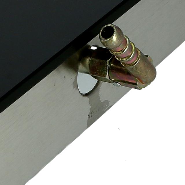 Olsenmark Tempered Glass Double Burner Gas Stove - Auto Ignition - Stainless-Steel Drip Pan - Cast