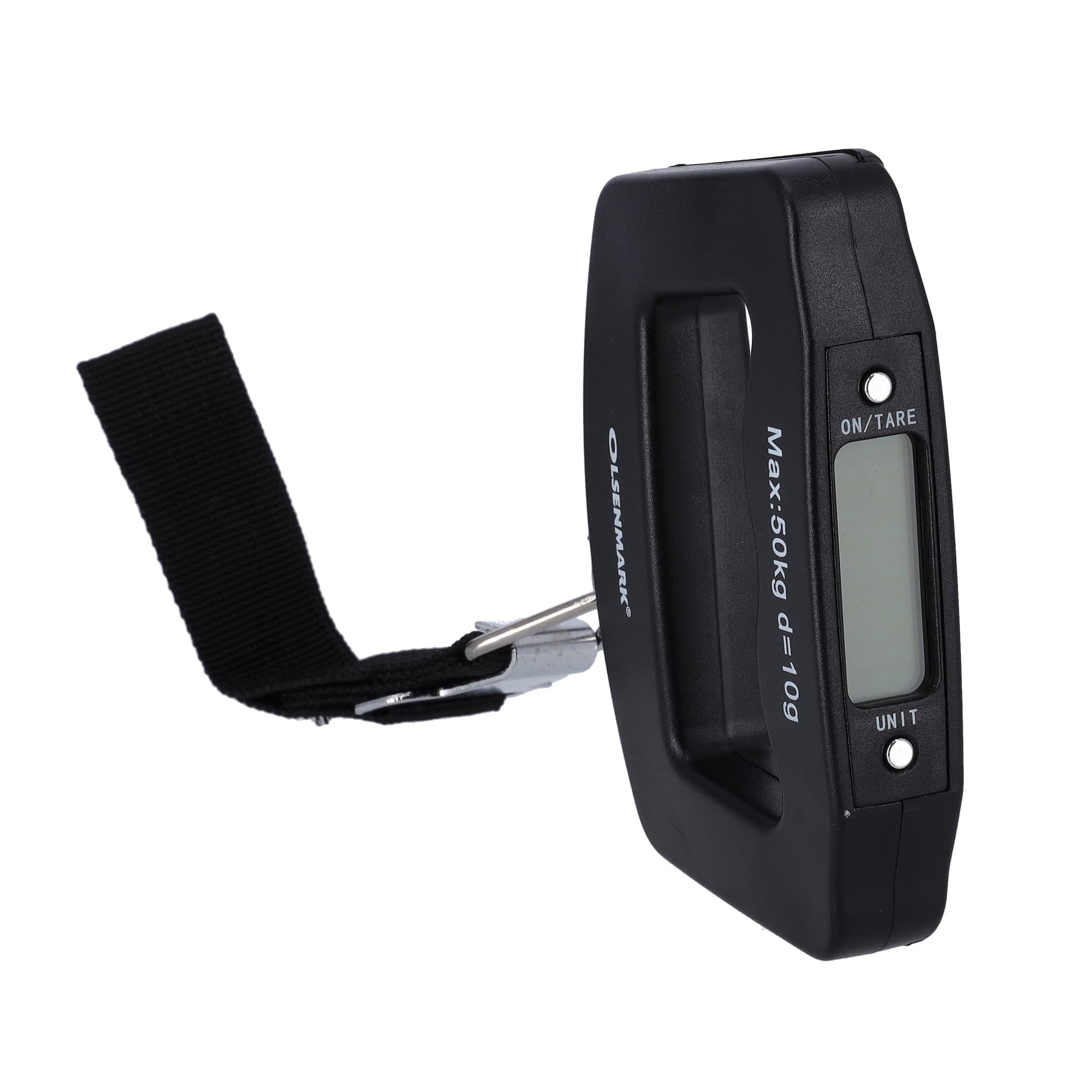 Olsenmark Digital Luggage Scale - Unit Exchange: G, Kg, Oz, Lb - Max Capacity: 50Kg/10G - 2 Pcs Aaa