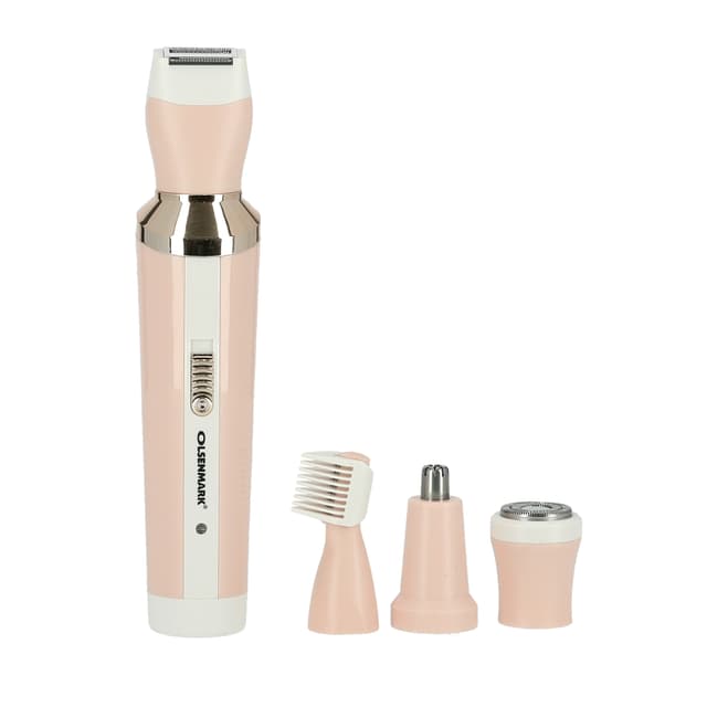 Olsenmark Rechargeable Ladies Epilator, 4 In 1