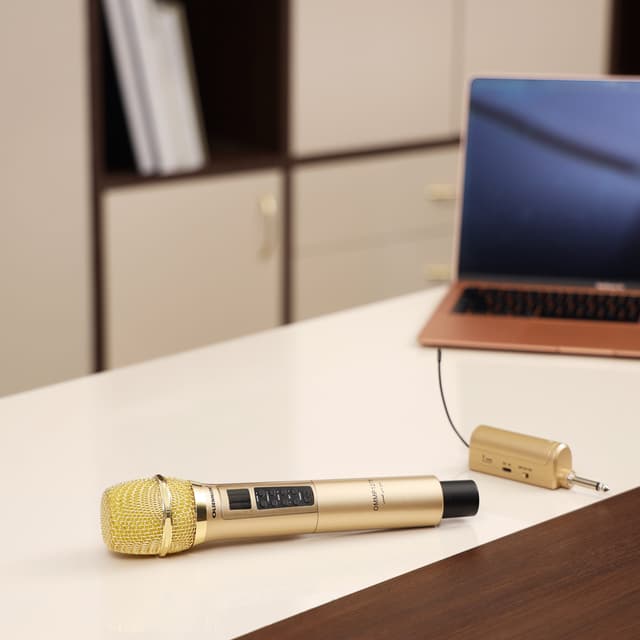 Olsenmark Professional Dynamic Wireless Microphone 50M Range 180