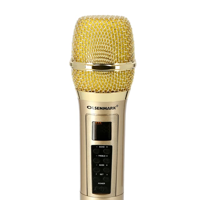 Olsenmark Professional Dynamic Wireless Microphone 50M Range 180