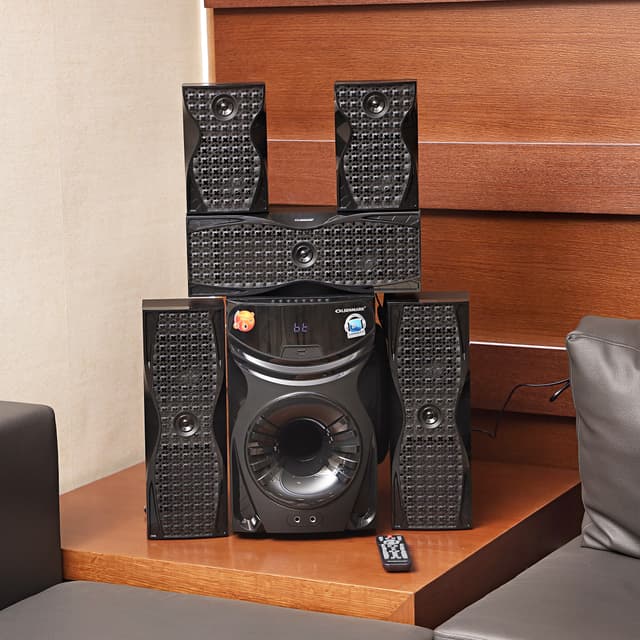 مسرح منزلي 5 في 1 قناة Olsenmark High Power 5.1 Ch Multimedia Speaker