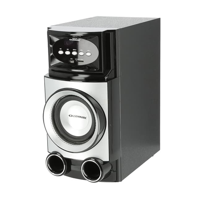 Olsenmark High Power 2.1 Professional Speaker - Multimedia Speaker System With Subwoofer - Usb/Sd/Fm