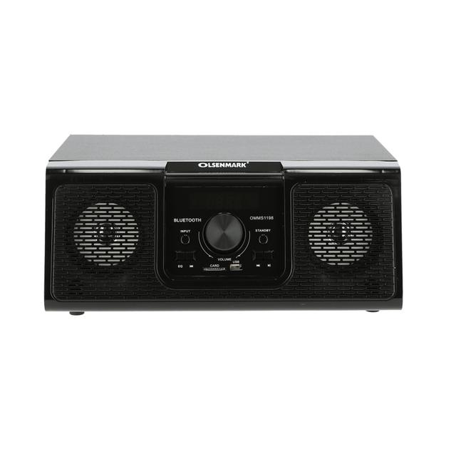 Olsenmark Hifi Music System With Usb, Sd Card, Fm, Aux & Bluetooth - Remote Control - Led Display - SW1hZ2U6NDE0NjMx