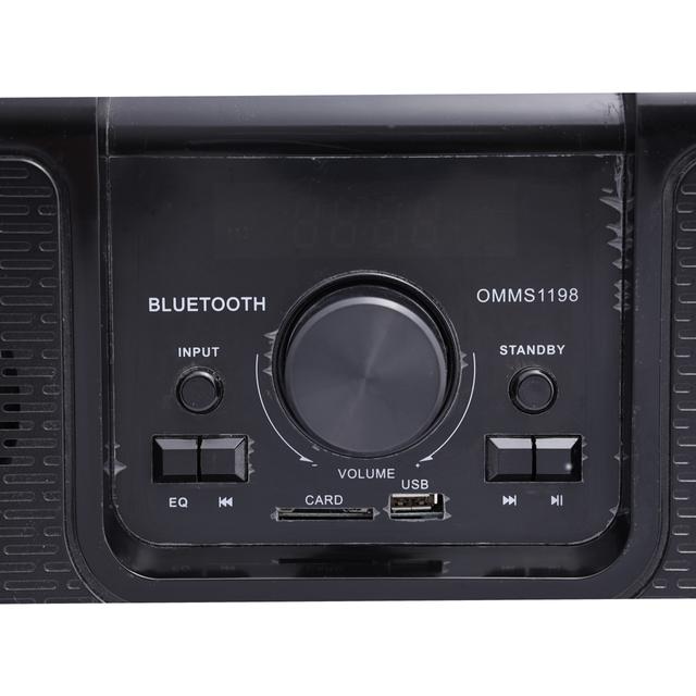 Olsenmark Hifi Music System With Usb, Sd Card, Fm, Aux & Bluetooth - Remote Control - Led Display - SW1hZ2U6NDE0NjM3