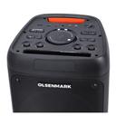 Olsenmark Rechargeable Party Speaker, LED Ring Flash Lights, OMMS1280 - FM Radio, Bluetooth Function, TWS Function, X-Bass Function, Remote Adapter, Remote Control, Portable Speaker,2 Years Warranty - SW1hZ2U6NDIxMTU1