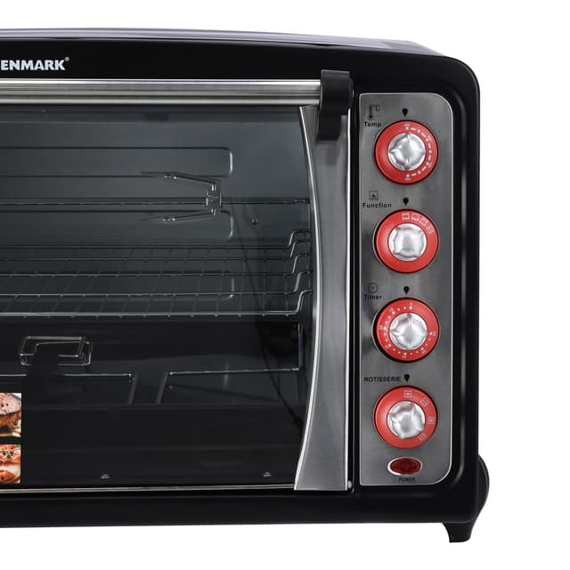 Olsenmark Electric Oven With Convection And Rotisserie, 75L - 60 Minutes Timer - Adjustable Temperature