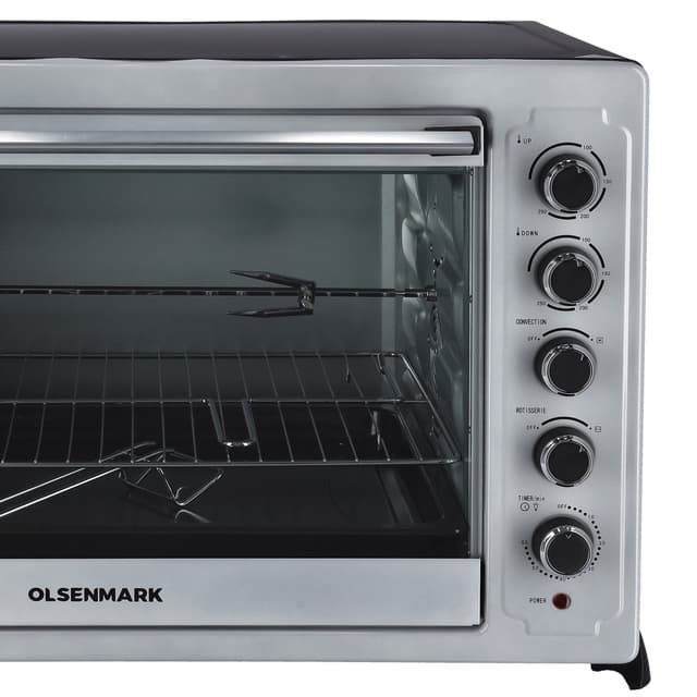 فرن كهربائي 100 لتر Olsenmark Electric Oven With Convection And Rotisserie Adjustable oven