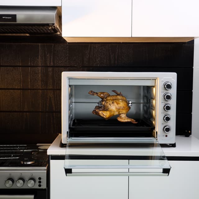 Olsenmark Electric Oven With Convection And Rotisserie, 100L 2700W