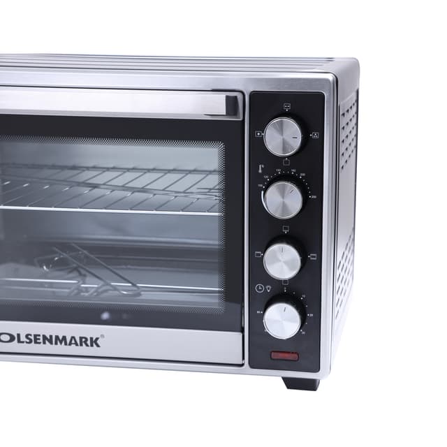 Olsenmark Electric Oven With Convection And Rotisserie,45L - Temperature Setting - 60 Minutes Timer - 181169