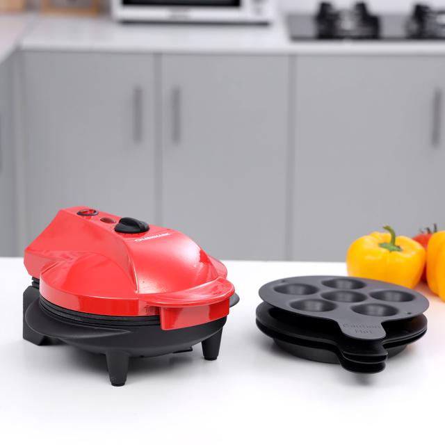 Olsenmark Pizza Maker - Non-Stick Coating Plate - Indicator Lights - 220-240V, 50-60Hz 750W - SW1hZ2U6Mzk2NzUx