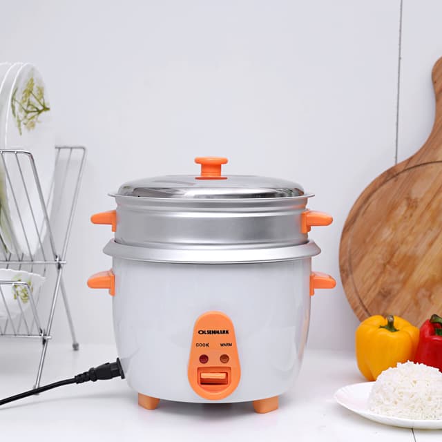 قدر الرز الكهربائي 1.8 لتر Rice Cooker من Olsenmark - 180508