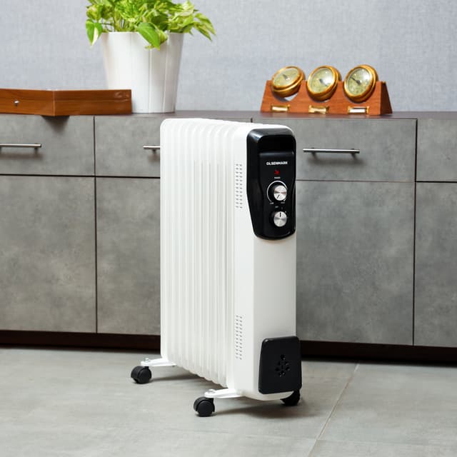 مدفأة كهربائية (شوفاج متنقل) مع 13 شفرة Olsenmark Oil Filled Radiator 13 Fins Radiator - 188475