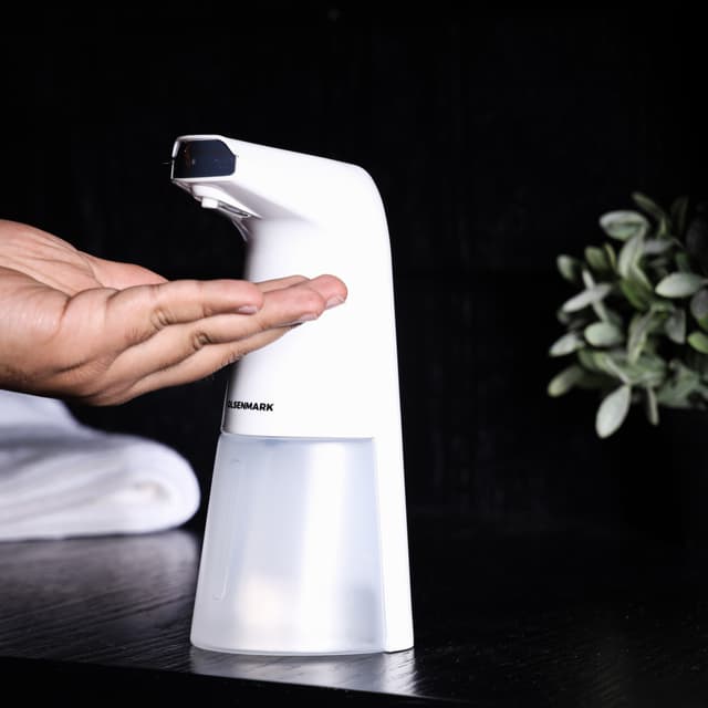 Olsenmark Automatic Sanitizer Spray Dispenser - IR Sensor Technology Touchless Hand Sanitizer Dispenser, Soap Dispenser | 150mAh Battery | Suitable for Home, Office, School, Hospital