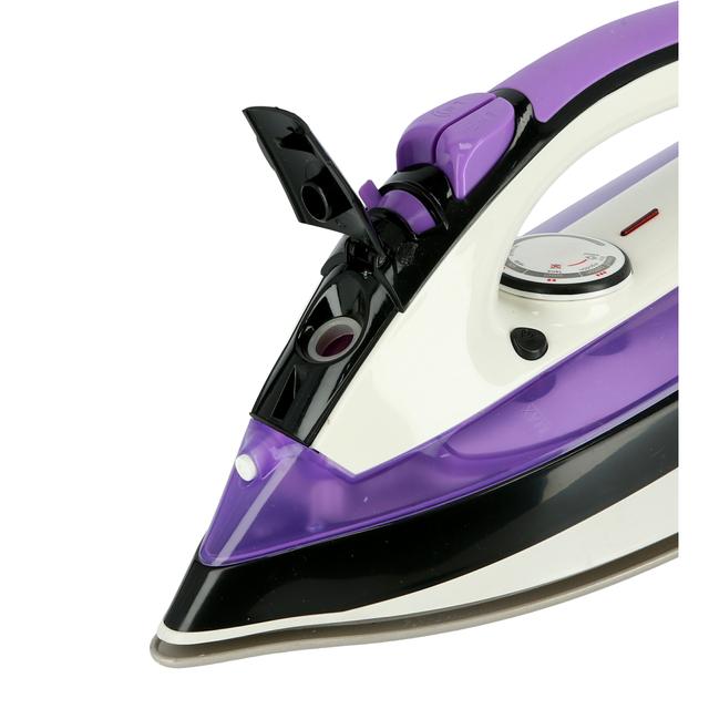 Olsenmark 2200W Non-Stick Soleplate Steam Iron, Powerful Wet & Dry Steam Iron With Self Clean Function - SW1hZ2U6NDM1NTAy