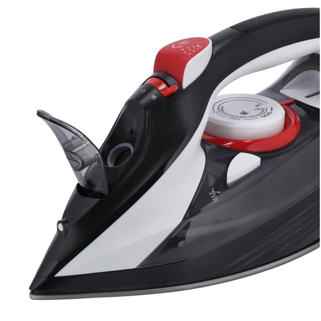 Olsenmark Steam Iron with 350ml Water Tank, OMSI1838 | Dry, Steam, Spray | Vertical Steam | Adjustable Temperature Control | Self-Cleaning | Ceramic Soleplate | Anti-Calc