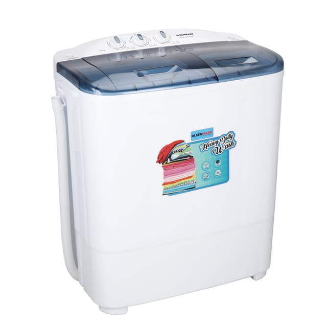 غسالة حوضين 7 كجم Semi Automatic Twin Tub Washing Machine من Olsenmark - 188838