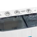 Olsenmark Twin Tub Semi Automatic Washing Machine, 8Kg - Double Water Inlet Wash & Dryer - Spinning - SW1hZ2U6NDM1NjIy