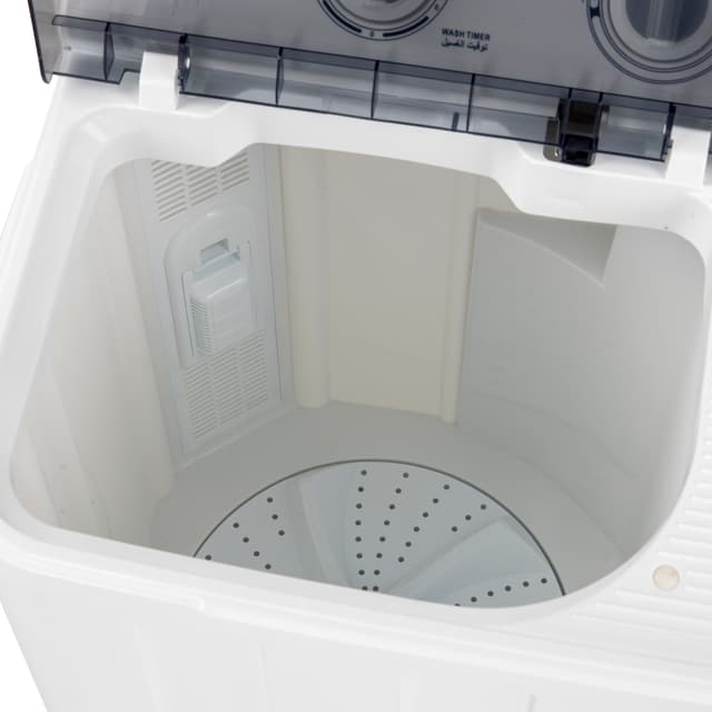 غسالة حوضين 8 كجم Twin Tub Semi Automatic Washing Machine من Olsenmark - 188602