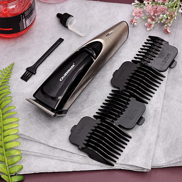 Olsenmark 3W Rechargeable Trimmer - Cordless Precision Trimmer - Mens Beard And Stubble Trimmer -3Mm