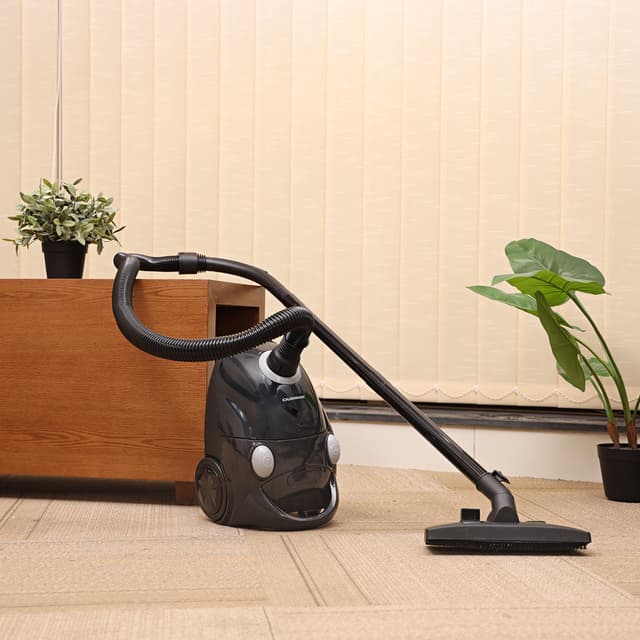 Olsenmark Vacuum Cleaner with Dust Bag - 1400W | 1.5L - Powerful Suction - Dust Full Indicator - Flexible Hose with Airflow on Handle - Pedal Switch and Auto-Rewinding Wire | 2 Years Warranty - 169428