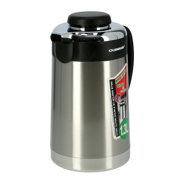 ترمس ماء 1.3 لتر Olsenmark Stainless Steel Vacuum Flask - SW1hZ2U6NDE0OTQ5