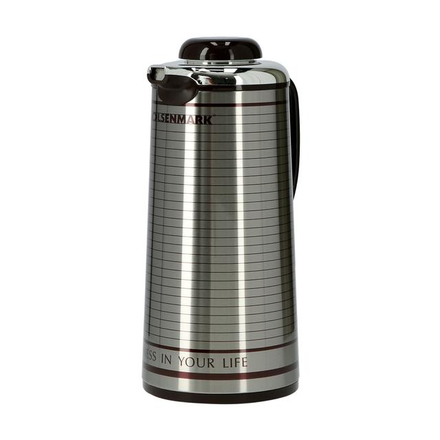 Olsenmark 1.9L Stainless Steel Vacuum Flask - Insulated Flask Bottle - Thermos Flask With Double Wall - SW1hZ2U6NDE0OTgz