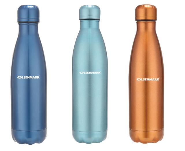 Olsenmark Stainless Steel Vacuum Flask, 500Ml - Stainless Steel Interior And Exterior Structure - SW1hZ2U6NDE0Nzg0